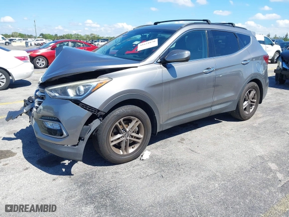 2018 Hyundai Santa Fe Sport 2.4L with VIN 5NMZU3LB0JH066463, listed as a IAAI auction lot 41621070 with 83,398 mi miles. Bid and sale history available at carsss.com. Image 18.