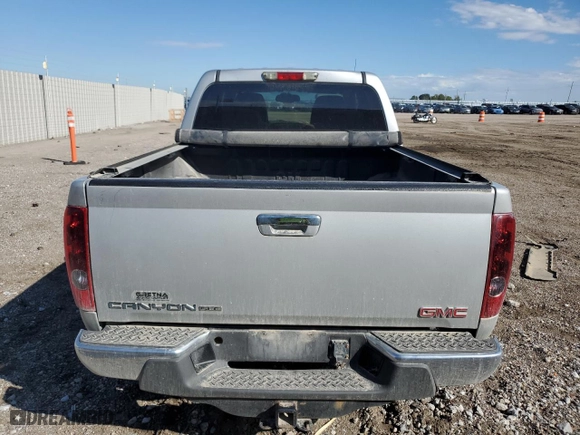 2012 GMC Canyon SLE1 with VIN 1GTH6MFEXC8106263, listed as a Copart auction lot 72770554 with 121,202 mi miles and Salvage Title. Bid and sale history available at carsss.com. Image 6.