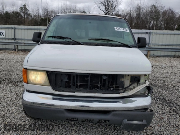 2006 Ford Econoline Passenger XL with VIN 1FBNE31L76HA02327, listed as a Copart auction lot 47425455 with 186,476 mi miles and Salvage title. Bid and sale history available at DreamBid. Image 5.