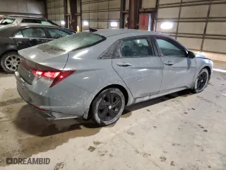 2022 Hyundai Elantra Essential with VIN KMHLM4AG2NU312188, listed as a Copart auction lot 42195615 with 90,553 mi miles and Salvage Title. Bid and sale history available at carsss.com. Image 3.