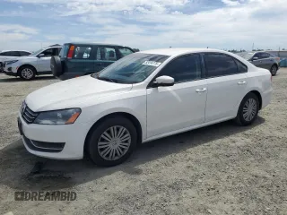2014 Volkswagen Passat Wolfsburg Edition with VIN 1VWAT7A34EC070858, listed as a Copart auction lot 52414775 with 130,475 mi miles and Salvage title. Bid and sale history available at DreamBid. Image 1.