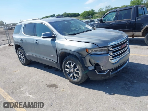 2023 GMC Acadia SLT with VIN 1GKKNML46PZ130813, listed as a IAAI auction lot 42614040 with 56,086 mi miles and . Bid and sale history available at DreamBid. Image 1.