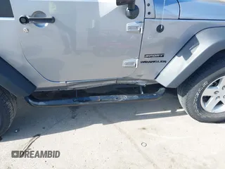 2015 Jeep Wrangler Sport with VIN 1C4GJWAG0FL503254, listed as a IAAI auction lot 41931666 with 115,394 mi miles. Bid and sale history available at carsss.com. Image 6.
