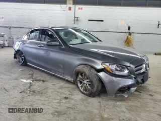 2017 Mercedes-Benz C 300 with VIN WDDWF4KB0HR261320, listed as a Copart auction lot 56069965 with Not Provided miles and Clean Title. Bid and sale history available at DreamBid. Image 4.