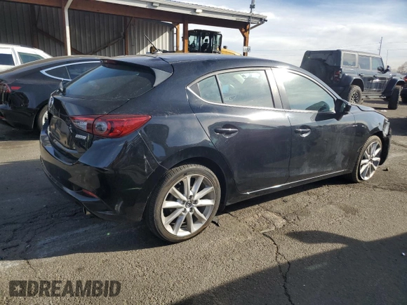 2017 Mazda 3 Touring with VIN 3MZBN1L7XHM102386, listed as a Copart auction lot 48802165 with 128,404 mi miles and Salvage Title. Bid and sale history available at carsss.com. Image 3.