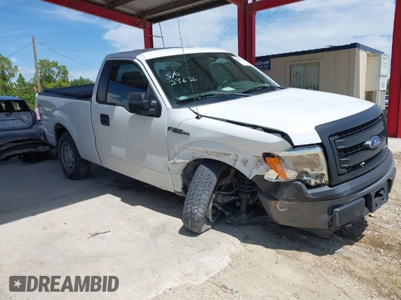 2013 Ford F-150 XL with VIN 1FTMF1EM9DKD83903, listed as a IAAI auction lot 40367820 with 91,412 mi miles. Bid and sale history available at carsss.com. Image 1.