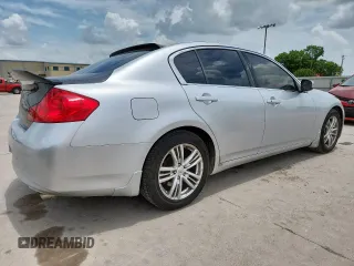 2012 Infiniti G25 Journey with VIN JN1DV6AP5CM810712, listed as a Copart auction lot 63516025 with 177,219 mi miles and Salvage title. Bid and sale history available at DreamBid. Image 3.