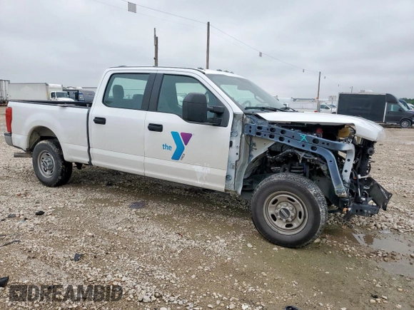 2022 Ford F-250 XL with VIN 1FT7W2A65NEE23839, listed as a Copart auction lot 55287385 with 51,250 mi miles and Clean title. Bid and sale history available at DreamBid. Image 4.