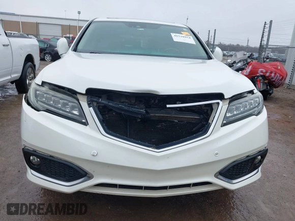 2016 Acura RDX Advance Pkg with VIN 5J8TB4H75GL027866, listed as a IAAI auction lot 41528954 with 127,119 mi miles. Bid and sale history available at carsss.com. Image 13.