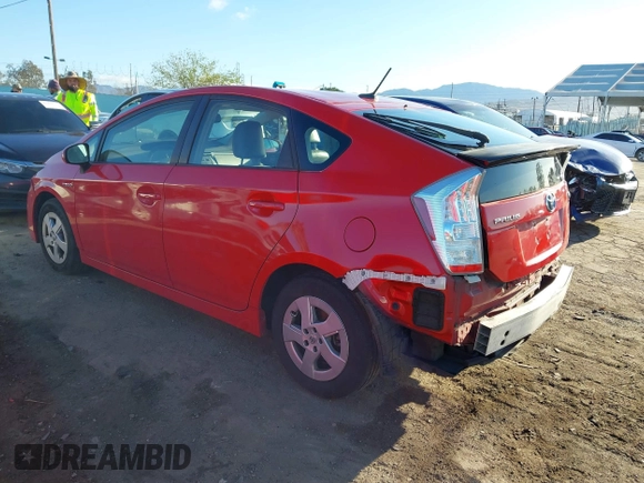 2010 Toyota Prius II with VIN JTDKN3DU8A0122759, listed as a IAAI auction lot 41828520 with 143,658 mi miles. Bid and sale history available at carsss.com. Image 3.