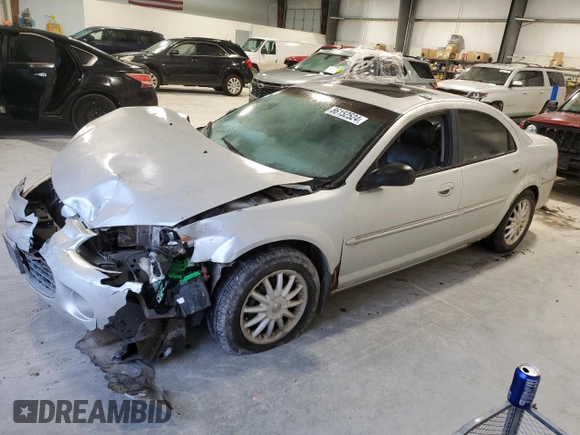 2002 Chrysler Sebring Touring with VIN 1C3AL56R32N129178, listed as a Copart auction lot 86152524 with Not provided miles and Salvage title. Bid and sale history available at DreamBid. Image 1.