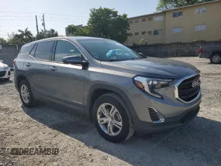 2020 GMC Terrain SLE z VIN 3GKALMEV5LL130522, wystawiony jako Copart lot #52151445 z przebiegiem 43 391 mil mil oraz Szkoda całkowita • Salvage title. Historia ofert i sprzedaży dostępna na DreamBid. Obrazek 4.