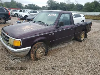 1993 Ford Ranger Splash with VIN 1FTCR10A1PUD05883, listed as a Copart auction lot 80445544 with 6,156 mi miles and Salvage Title. Bid and sale history available at carsss.com. Image 1.