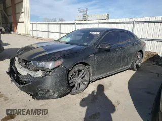 2019 Acura TLX w/A-Spec Pkg with VIN 19UUB3F6XKA005620, listed as a Copart auction lot 46644385 with 0 mi miles and Salvage Title. Bid and sale history available at carsss.com. Image 1.