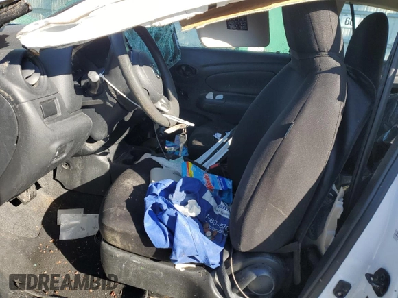 2014 Nissan Versa S Plus with VIN 3N1CN7AP2EL858571, listed as a Copart auction lot 49725135 with Not Provided miles and Salvage Title. Bid and sale history available at DreamBid. Image 7.