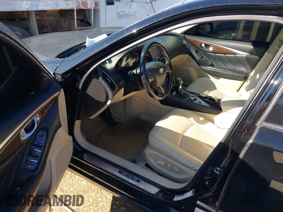 2015 Infiniti Q50 with VIN JN1BV7AP6FM335668, listed as a IAAI auction lot 42201480 with 234,970 mi miles and . Bid and sale history available at DreamBid. Image 12.