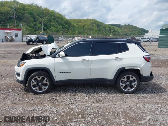 2019 Jeep Compass Limited with VIN 3C4NJDCB2KT704231, listed as a IAAI auction lot 42175991 with 70,892 mi miles and . Bid and sale history available at DreamBid. Image 14.