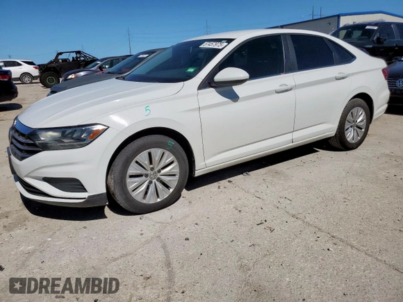 2019 Volkswagen Jetta S with VIN 3VWC57BU7KM064315, listed as a Copart auction lot 57457975 with 129,596 mi miles and Salvage title. Bid and sale history available at DreamBid. Image 1.