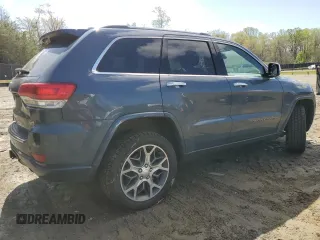 2020 Jeep Grand Cherokee Overland with VIN 1C4RJFCG7LC335839, listed as a Copart auction lot 52320505 with 86,684 mi miles and Salvage Title. Bid and sale history available at DreamBid. Image 3.