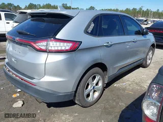 2015 Ford Edge SE with VIN 2FMTK3G89FBB39552, listed as a IAAI auction lot 41736001 with 275,587 mi miles. Bid and sale history available at carsss.com. Image 4.