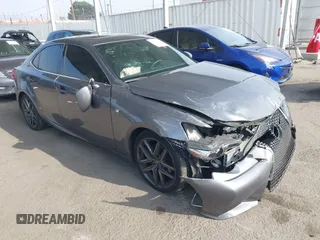 2015 Lexus IS 250 with VIN JTHBF1D24F5077022, listed as a IAAI auction lot 41186330 with 66,969 mi miles. Bid and sale history available at carsss.com. Image 1.