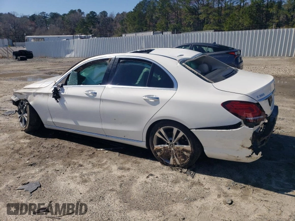 2020 Mercedes-Benz C 300 with VIN WDDWF8EB4LR527918, listed as a Copart auction lot 49457605 with Not Provided miles and Salvage Title. Bid and sale history available at DreamBid. Image 2.
