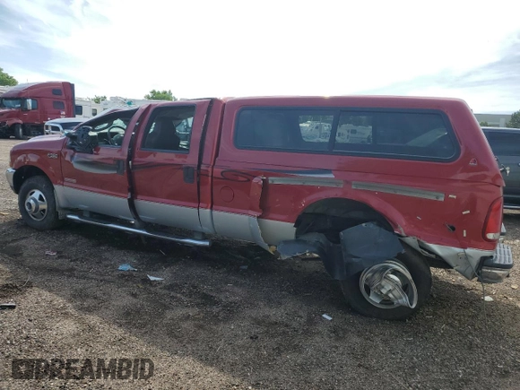 2003 Ford F-350 XL with VIN 1FTWW33P33EB64661, listed as a Copart auction lot 57331225 with 185,891 mi miles and Salvage title. Bid and sale history available at DreamBid. Image 2.