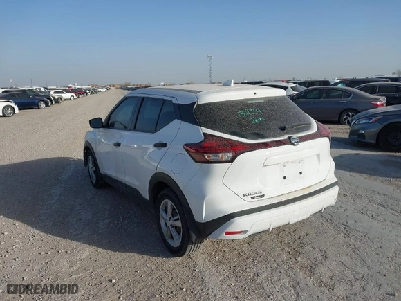 2021 Nissan Kicks S with VIN 3N1CP5BV4ML545032, listed as a IAAI auction lot 41722907 with 58,299 mi miles. Bid and sale history available at carsss.com. Image 3.
