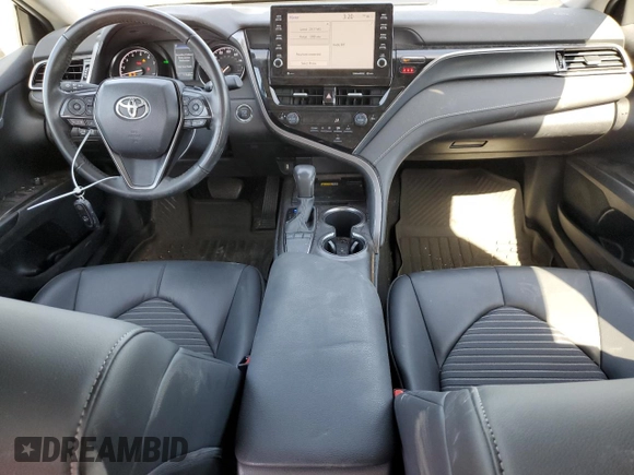 2023 Toyota Camry SE with VIN 4T1S11AKXPU798291, listed as a Copart auction lot 54616235 with 17,588 mi miles and Salvage Title. Bid and sale history available at DreamBid. Image 8.