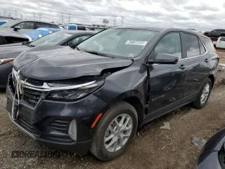 2023 Chevrolet Equinox LT with VIN 3GNAXUEG8PS197992, listed as a Copart auction lot 53134655 with 27,482 mi miles and Non Repairable. Bid and sale history available at DreamBid. Image 1.