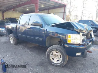 2007 Chevrolet Silverado 1500 LTZ with VIN 2GCEK13M471506806, listed as a IAAI auction lot 41578407 with 155,506 mi miles and . Bid and sale history available at DreamBid. Image 1.