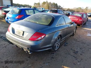 2008 Mercedes-Benz CL-Class V8 AMG with VIN WDDEJ77XX8A011694, listed as a IAAI auction lot 41197023 with 158,416 mi miles. Bid and sale history available at carsss.com. Image 4.