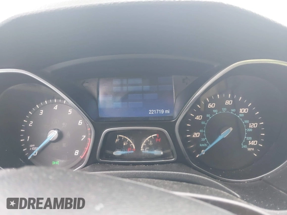 2014 Ford Focus SE with VIN 1FADP3F29EL374822, listed as a IAAI auction lot 41822631 with 221,719 mi miles. Bid and sale history available at carsss.com. Image 7.