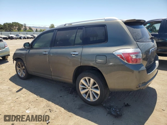 2010 Toyota Highlander Limited with VIN JTEJW3EHXA2041336, listed as a Copart auction lot 58574865 with Not provided miles and Salvage title. Bid and sale history available at DreamBid. Image 2.