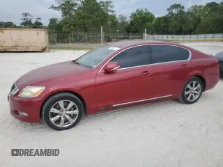 2008 Lexus GS 350 with VIN JTHCE96S480018846, listed as a Copart auction lot 48350775 with 176,611 mi miles and Salvage Title. Bid and sale history available at carsss.com. Image 1.
