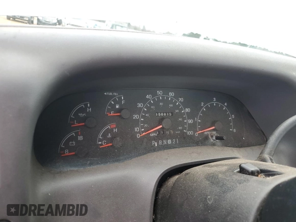 2001 Ford F-250 XL with VIN 1FTNF20L61EB61984, listed as a Copart auction lot 41397135 with 156,815 mi miles and Salvage title. Bid and sale history available at DreamBid. Image 9.