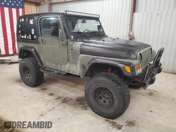 1997 Jeep Wrangler SE with VIN 1J4FY29PXVP476747, listed as a Copart auction lot 49218685 with 165,442 mi miles and Clean Title. Bid and sale history available at carsss.com. Image 4.