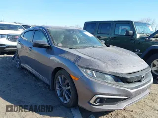 2019 Honda Civic Sedan EX with VIN 19XFC1F35KE020036, listed as a IAAI auction lot 41774068 with 67,083 mi miles. Bid and sale history available at carsss.com. Image 1.