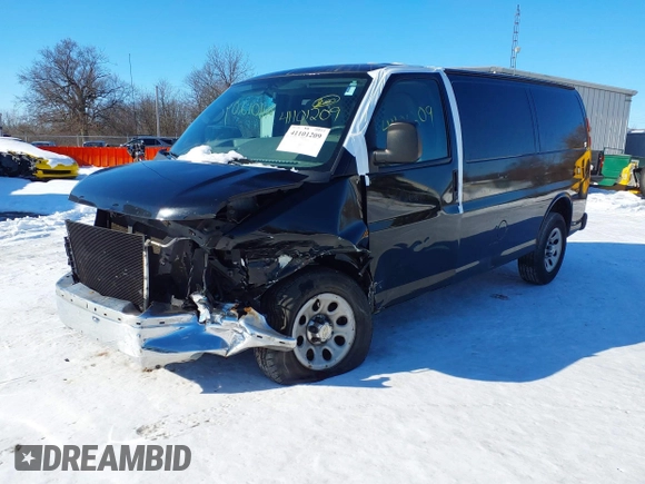 2012 Chevrolet Express Cargo with VIN 1GCSGAFXXC1142854, listed as a IAAI auction lot 41101209 with Not provided miles and . Bid and sale history available at DreamBid. Image 17.