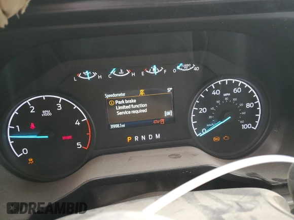2023 Ford F-250 XL with VIN 1FT7W2BT0PEC05492, listed as a Copart auction lot 47969505 with 31,998 mi miles and Salvage title. Bid and sale history available at DreamBid. Image 9.