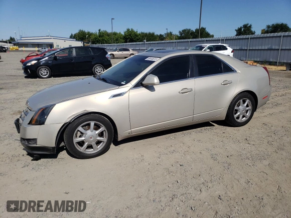 2008 Cadillac CTS RWD with VIN 1G6DM577380111663, listed as a Copart auction lot 58444615 with 179,361 mi miles and Salvage title. Bid and sale history available at DreamBid. Image 1.