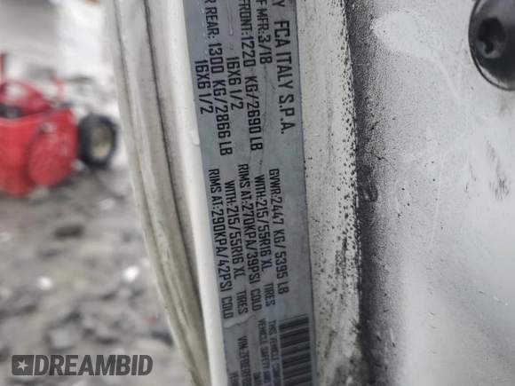 2018 Ram ProMaster City Cargo Van Tradesman SLT with VIN ZFBERFBB4J6J25940, listed as a Copart auction lot 50341845 with 98,610 mi miles and Salvage Title. Bid and sale history available at carsss.com. Image 15.