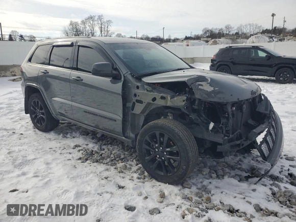 2022 Jeep Grand Cherokee WK Laredo X with VIN 1C4RJFAG0NC112452, listed as a Copart auction lot 42294815 with 34,787 mi miles and Salvage Title. Bid and sale history available at carsss.com. Image 4.