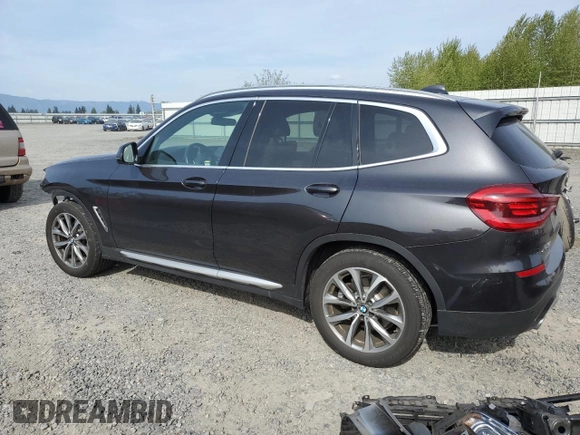 2019 BMW X3 xDrive30i with VIN 5UXTR9C50KLP90236, listed as a Copart auction lot 54836495 with 51,380 mi miles and Salvage Title. Bid and sale history available at DreamBid. Image 2.