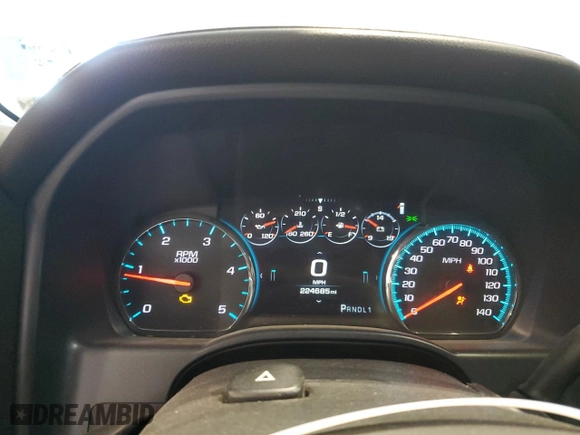 2019 GMC Sierra 2500HD Denali with VIN 1GT12SEYXKF189894, listed as a Copart auction lot 81672094 with 224,685 mi miles and Salvage Title. Bid and sale history available at carsss.com. Image 9.
