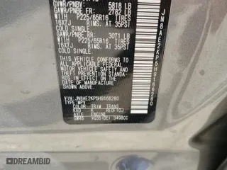 2017 Nissan Quest SV with VIN JN8AE2KP5H9166280, listed as a Copart auction lot 43259154 with 130,462 mi miles. Bid and sale history available at carsss.com. Image 13.