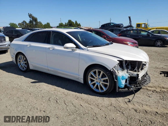 2016 Lincoln MKZ z VIN 3LN6L2G90GR600752, wystawiony jako Copart lot #56599625 z przebiegiem 73 275 mil mil oraz Szkoda całkowita • Salvage title. Historia ofert i sprzedaży dostępna na DreamBid. Obrazek 4.