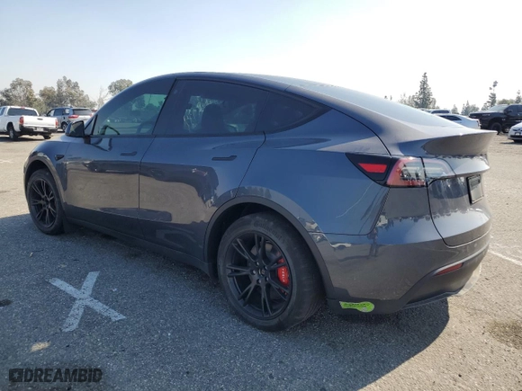 2023 Tesla Model Y Long Range with VIN 7SAYGDEE1PA061735, listed as a Copart auction lot 44200205 with 20,010 mi miles and Salvage Title. Bid and sale history available at carsss.com. Image 2.