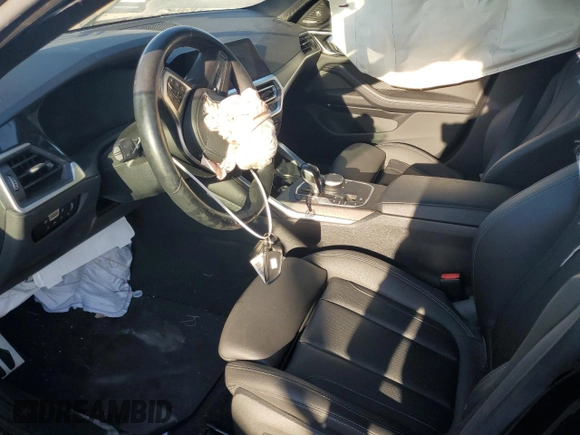 2023 BMW 4 Series 430i with VIN WBA63AV06PFP44223, listed as a Copart auction lot 86422454 with Not provided miles and Salvage title. Bid and sale history available at DreamBid. Image 7.