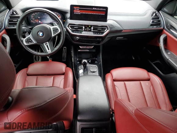 2023 BMW X3 M40i with VIN 5UX83DP05P9N78039, listed as a Copart auction lot 85614984 with 53,020 mi miles and Salvage Title. Bid and sale history available at DreamBid. Image 8.